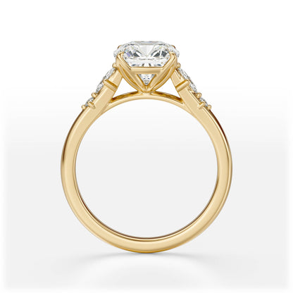 The Skye Ring | Cushion | Setting Only - Lavender Creek Gems 