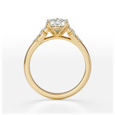 The Skye Ring | Pear | Setting Only - Lavender Creek Gems 