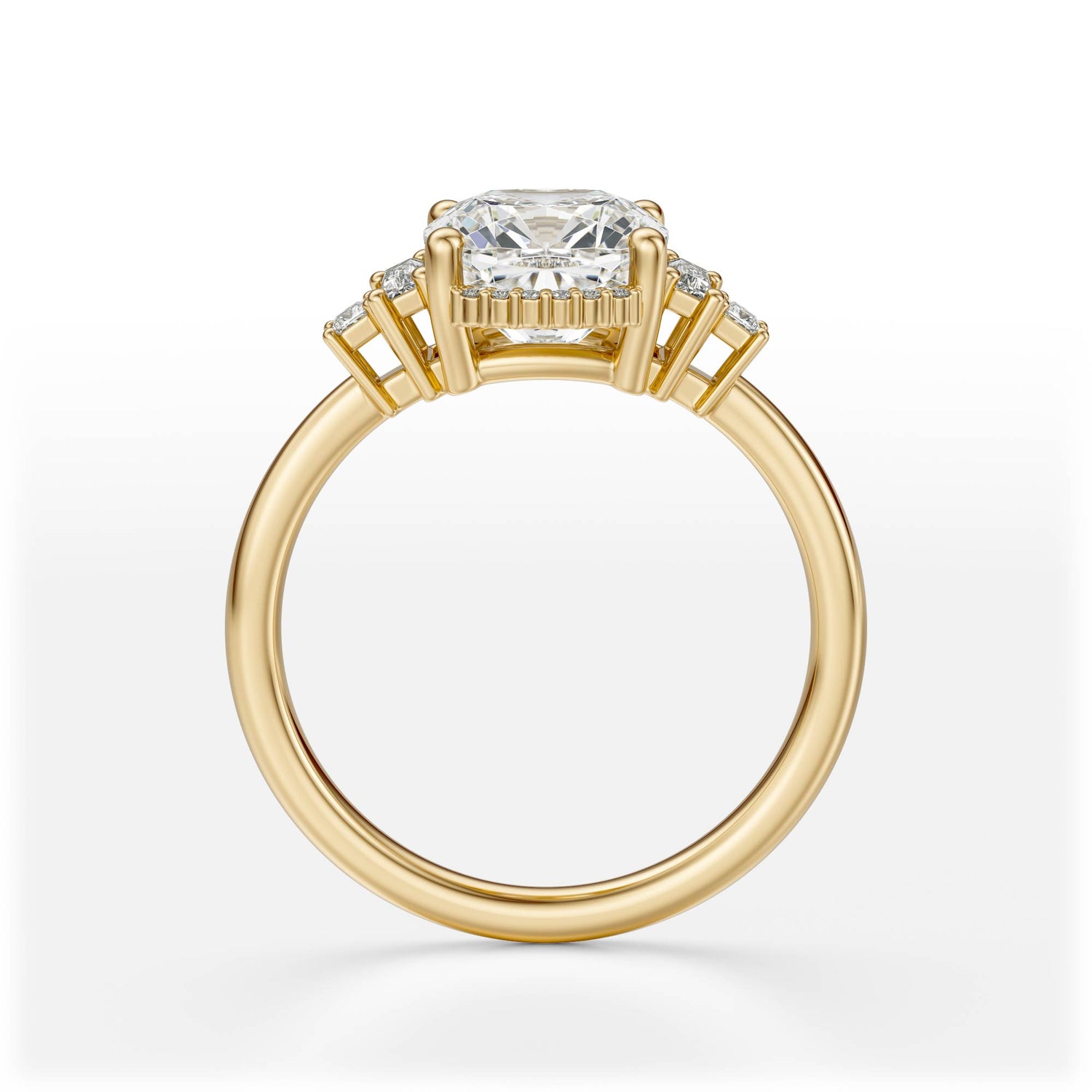 The Sura Ring | Cushion | Setting Only