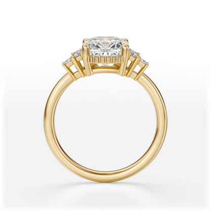 The Sura Ring | Cushion | Setting Only