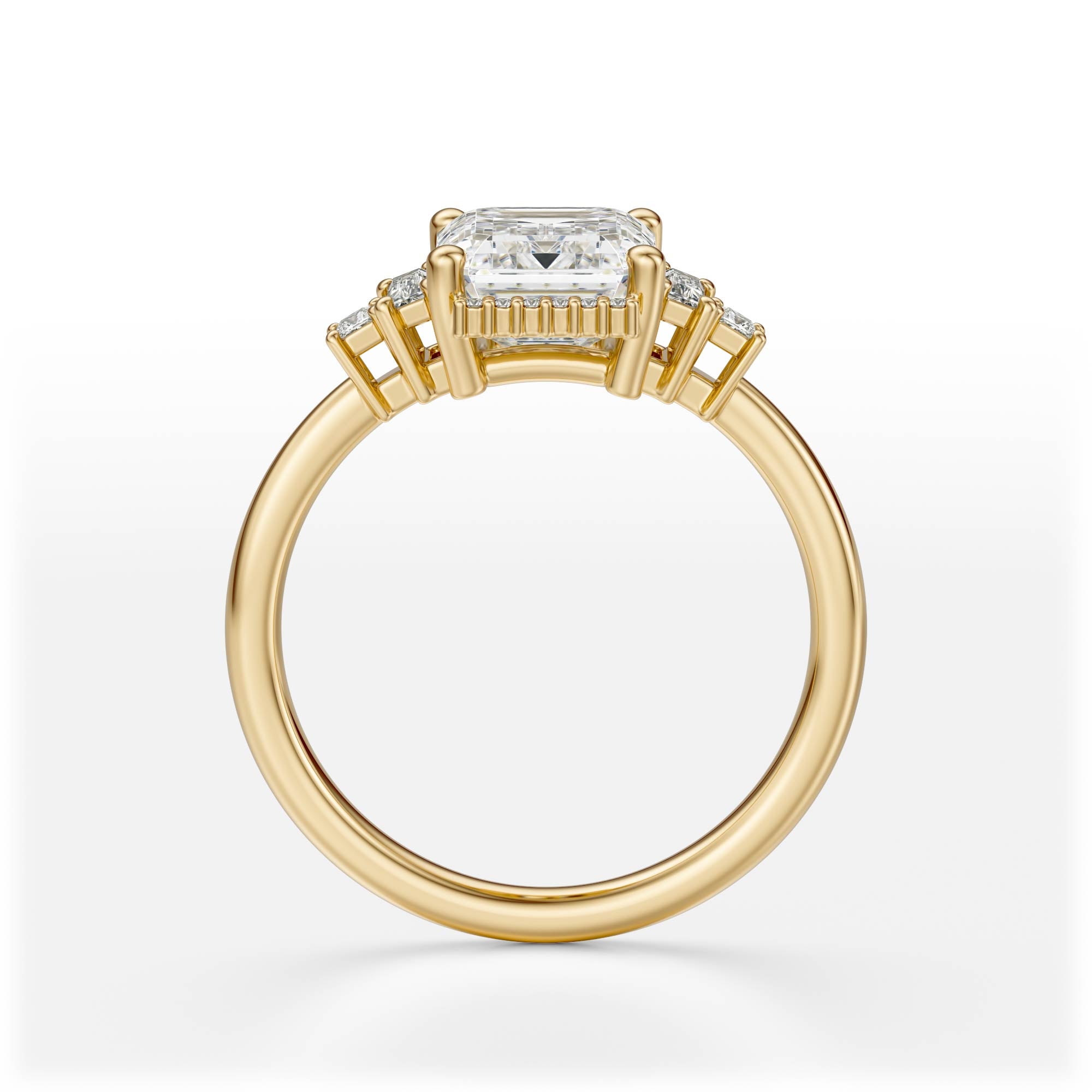 The Sura Ring | Emerald Cut