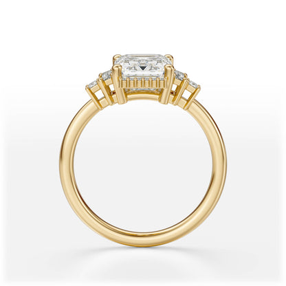 The Sura Ring | Emerald Cut