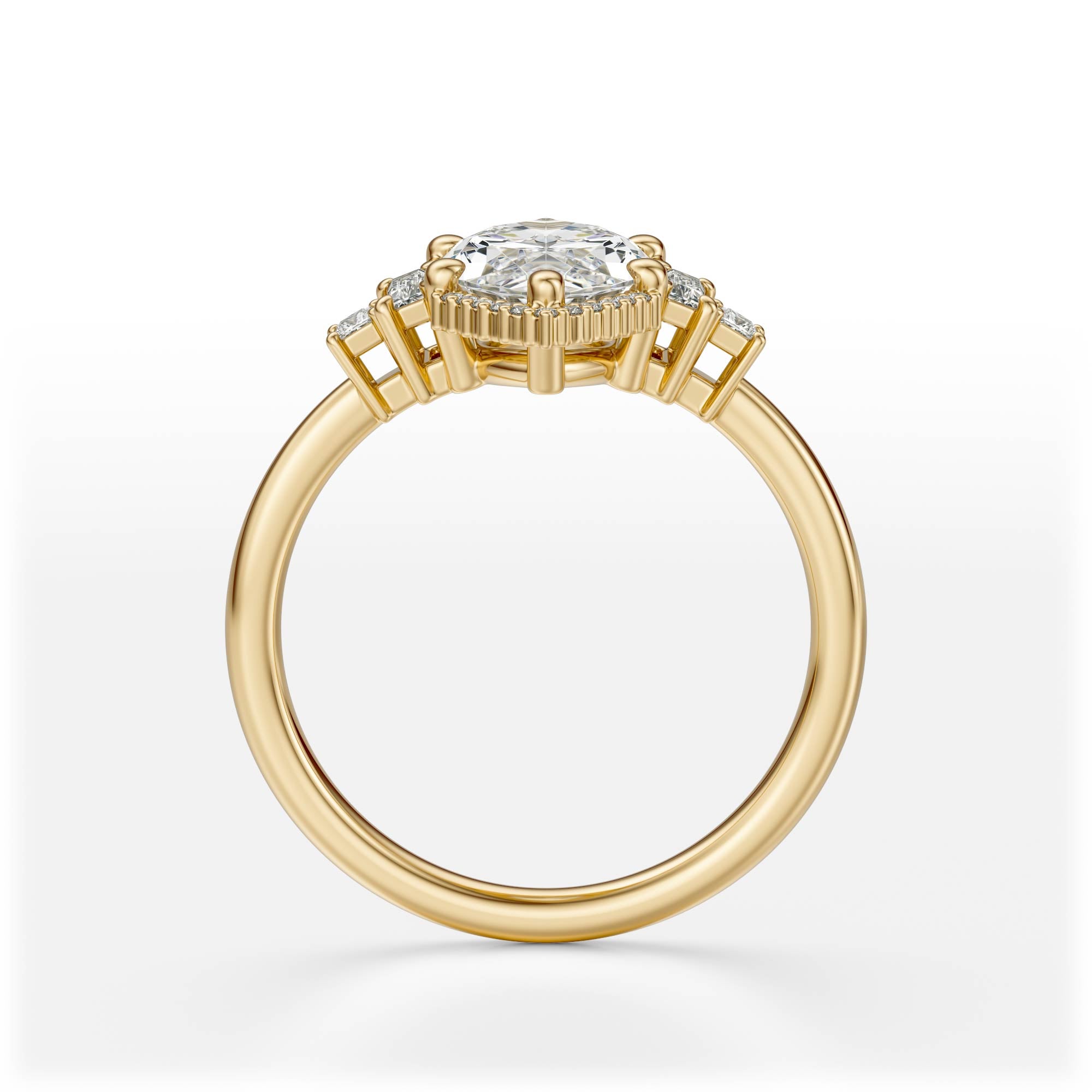 The Sura Ring | Marquise | Setting Only