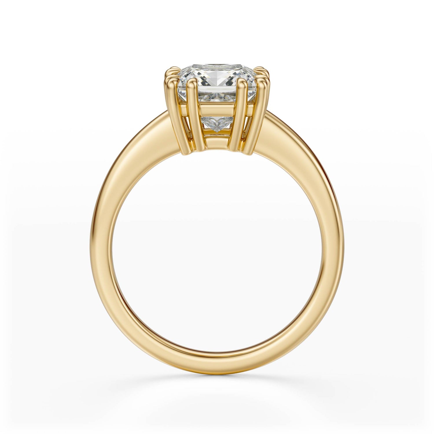 The Thalassa Ring | Princess | Setting Only - Lavender Creek Gems 