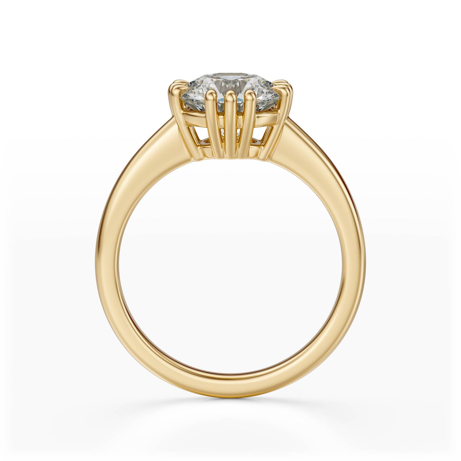 The Thalassa Ring | Round | Setting Only - Lavender Creek Gems 