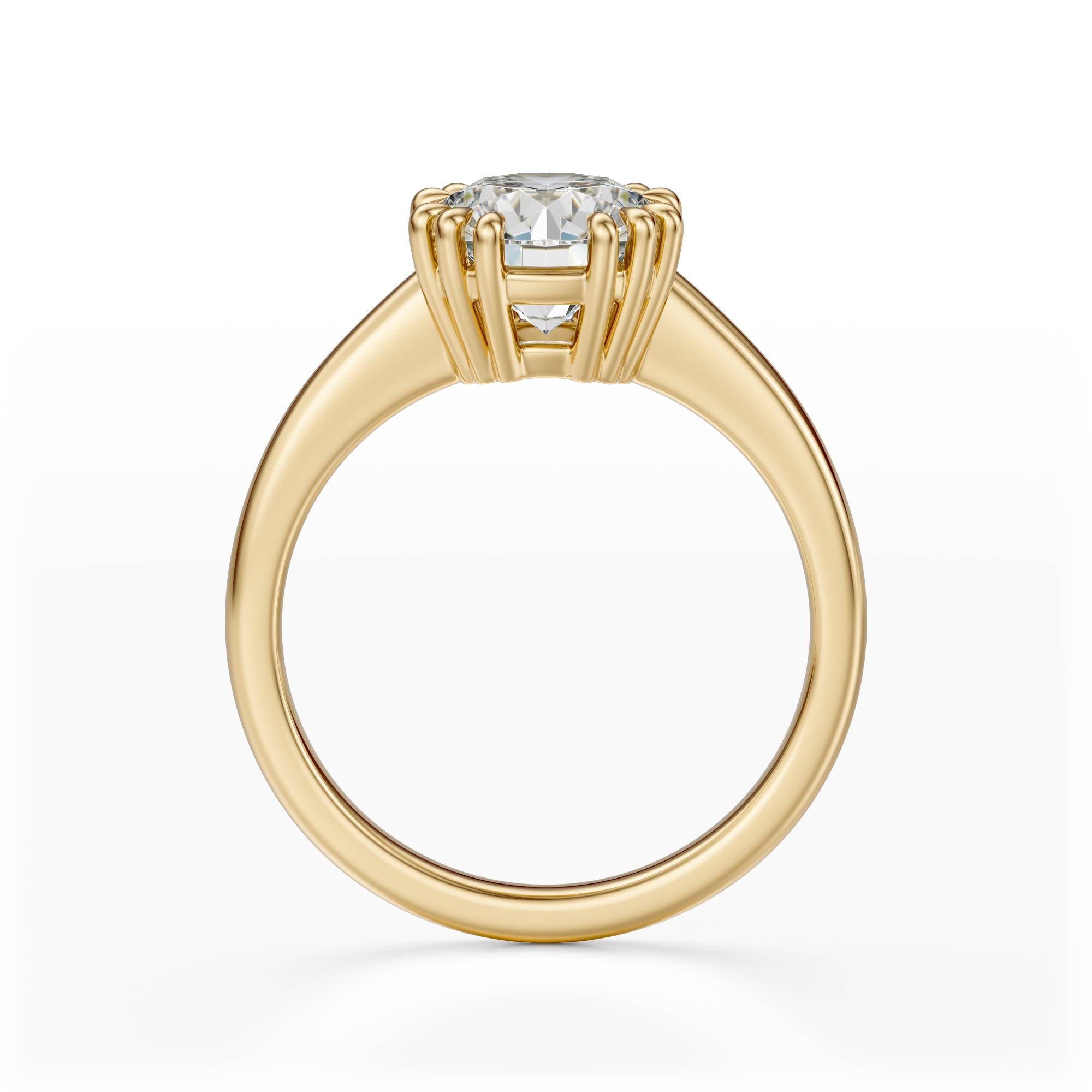 The Thalassa Ring | Round | Setting Only - Lavender Creek Gems 