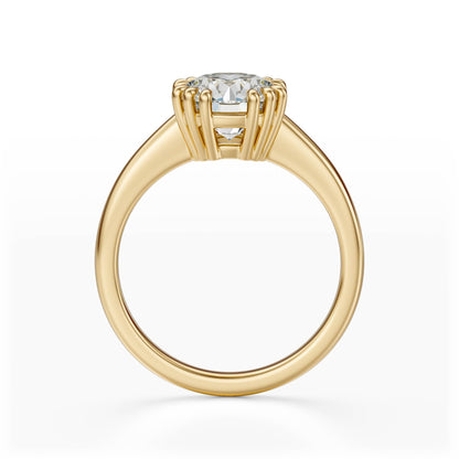 The Thalassa Ring | Round | Setting Only - Lavender Creek Gems 