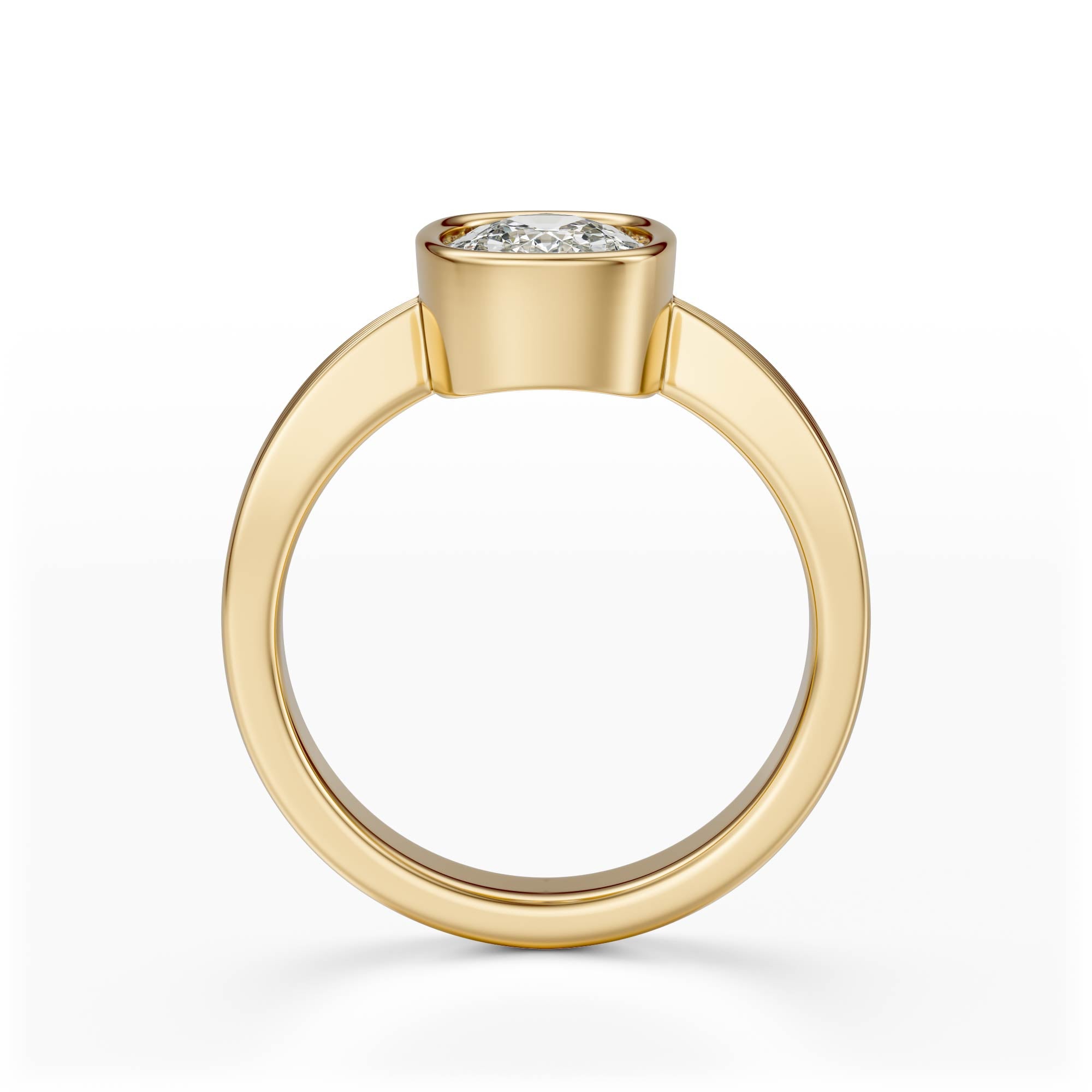 The Veil Ring | Elongated Cushion - Lavender Creek Gems 