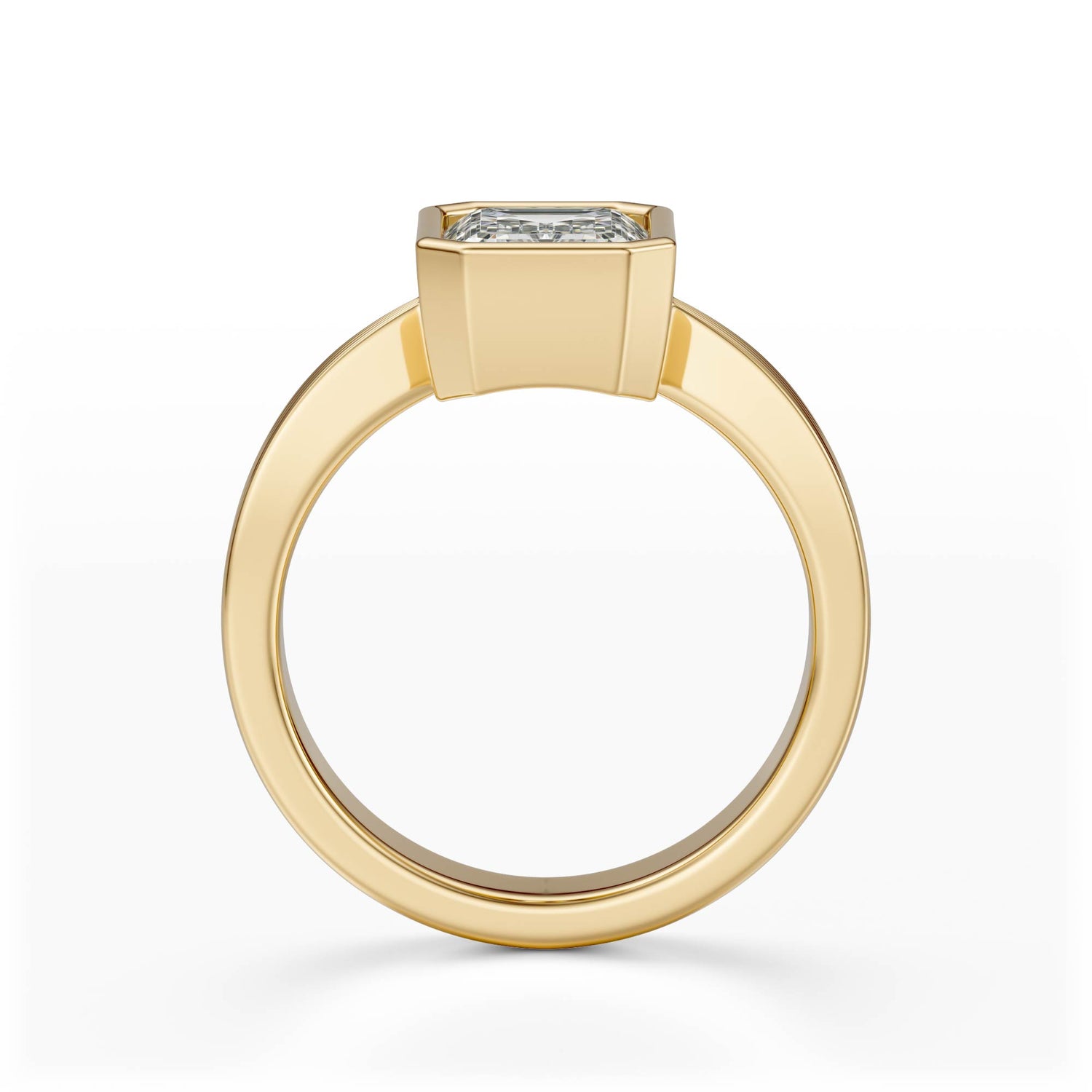 The Veil Ring | Emerald Cut - Lavender Creek Gems 