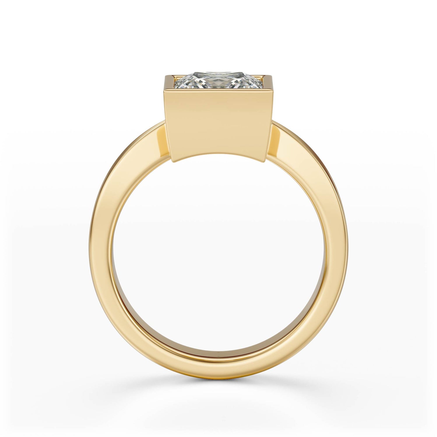 The Veil Ring | Princess | Setting Only - Lavender Creek Gems 