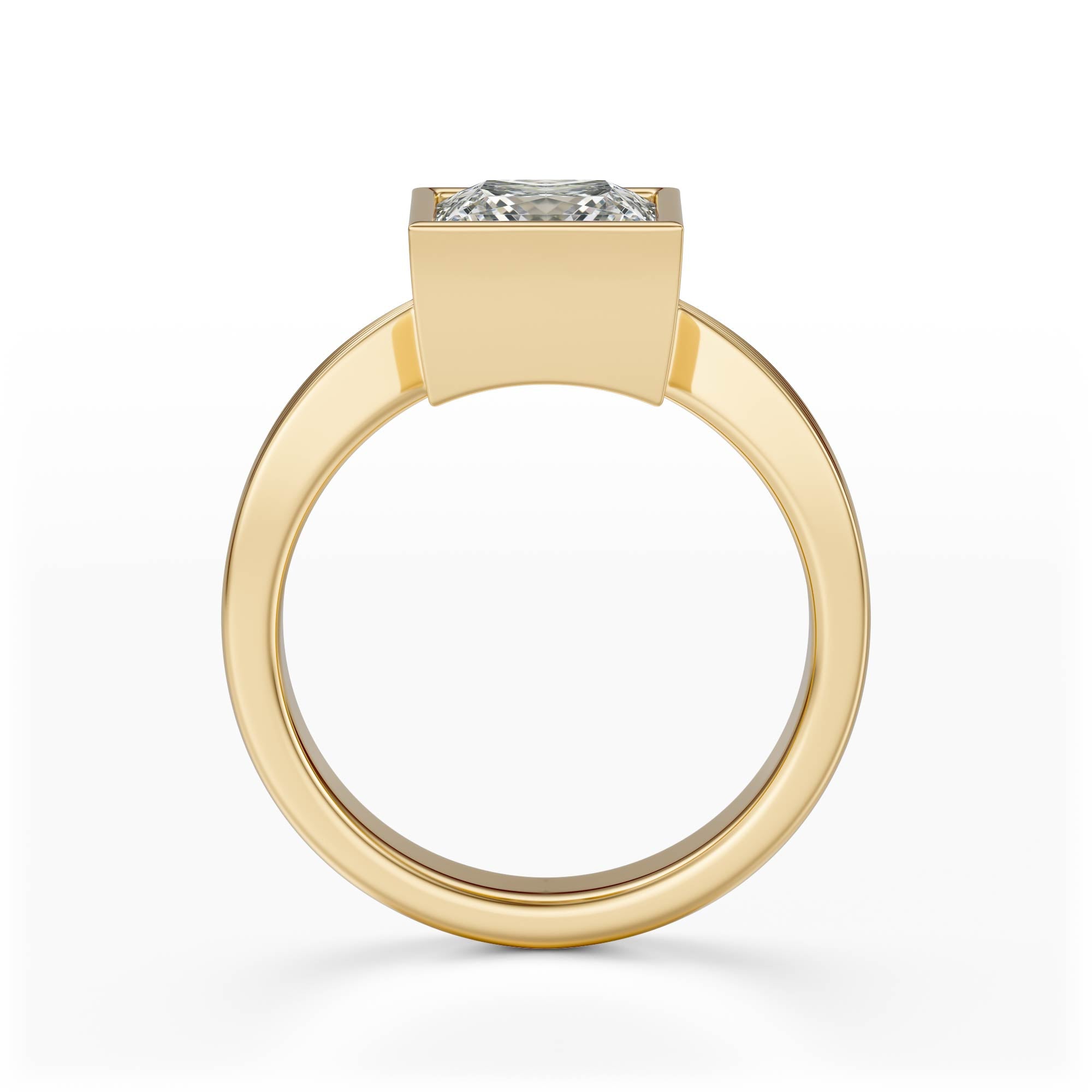 The Veil Ring | Princess | Setting Only - Lavender Creek Gems 