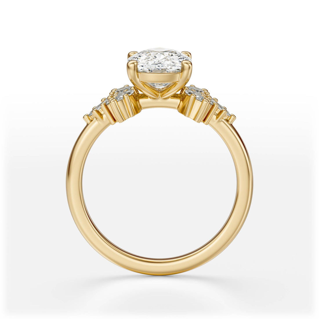 The Veraine Ring | Elongated Cushion