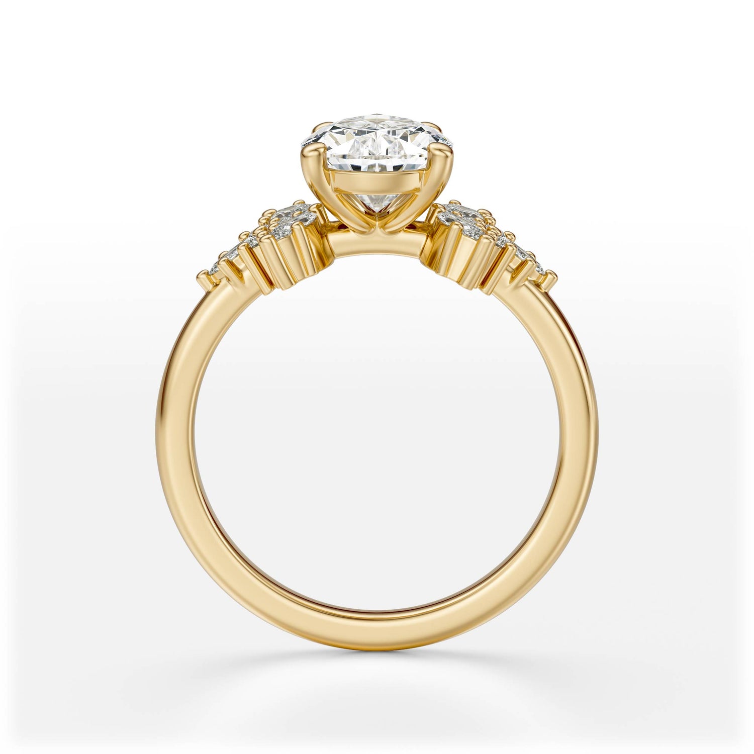 The Veraine Ring | Pear | Setting Only