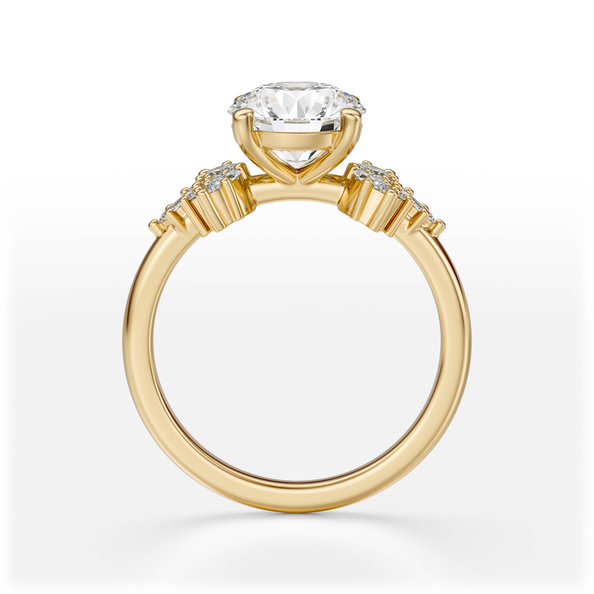 The Veraine Ring | Round | Setting Only