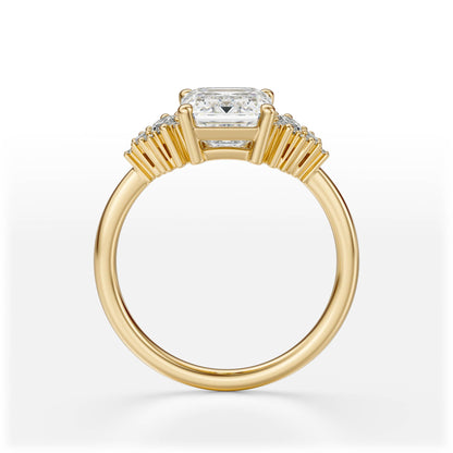 The Vivienne Ring | Emerald Cut