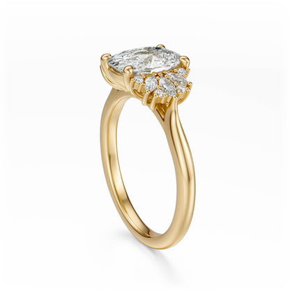 The Ambrosia Ring | Elongated Cushion - Lavender Creek Gems 