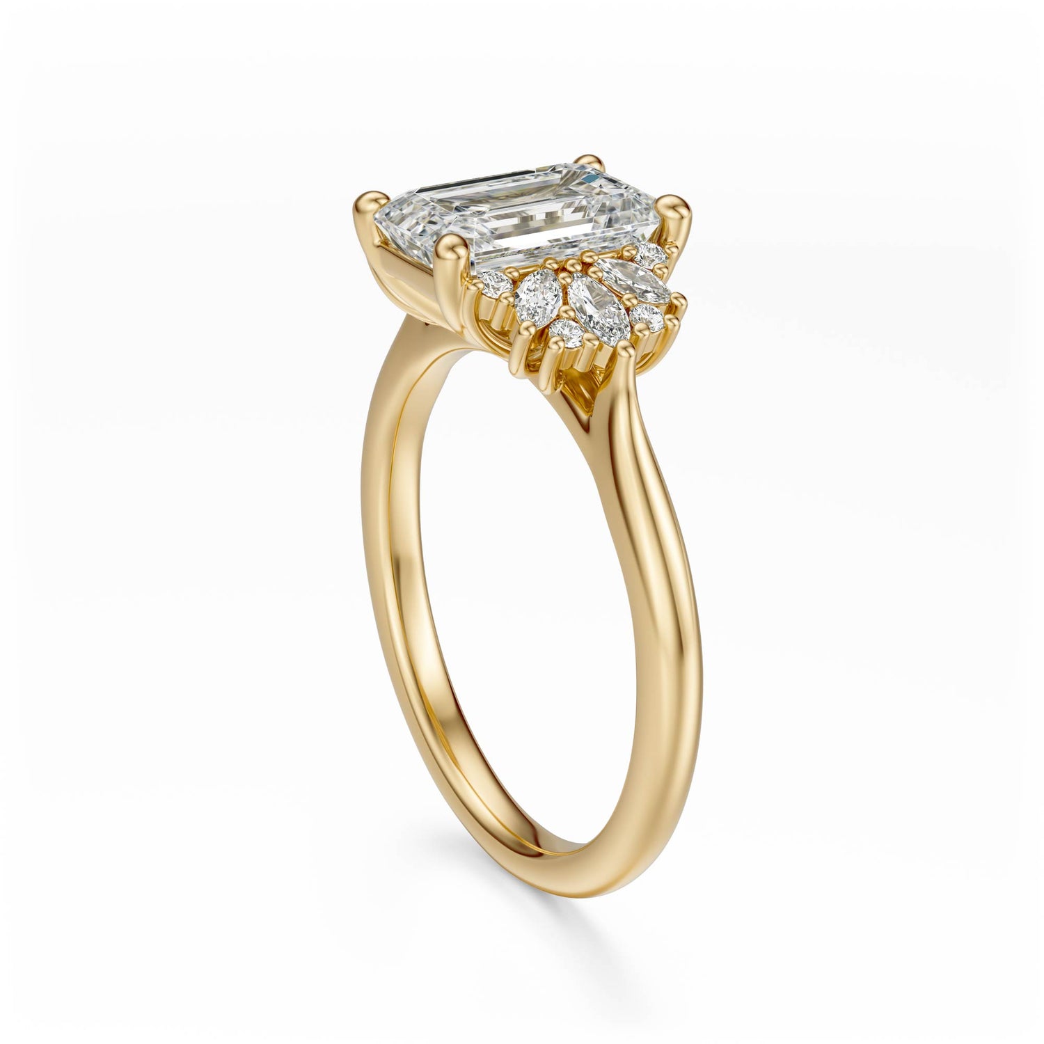 The Ambrosia Ring | Emerald Cut - Lavender Creek Gems 