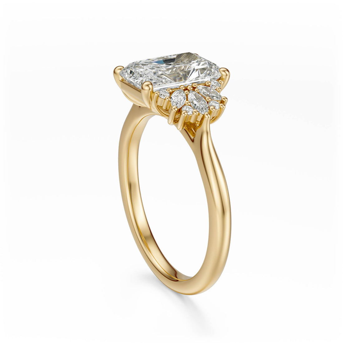 The Ambrosia Ring | Radiant - Lavender Creek Gems 