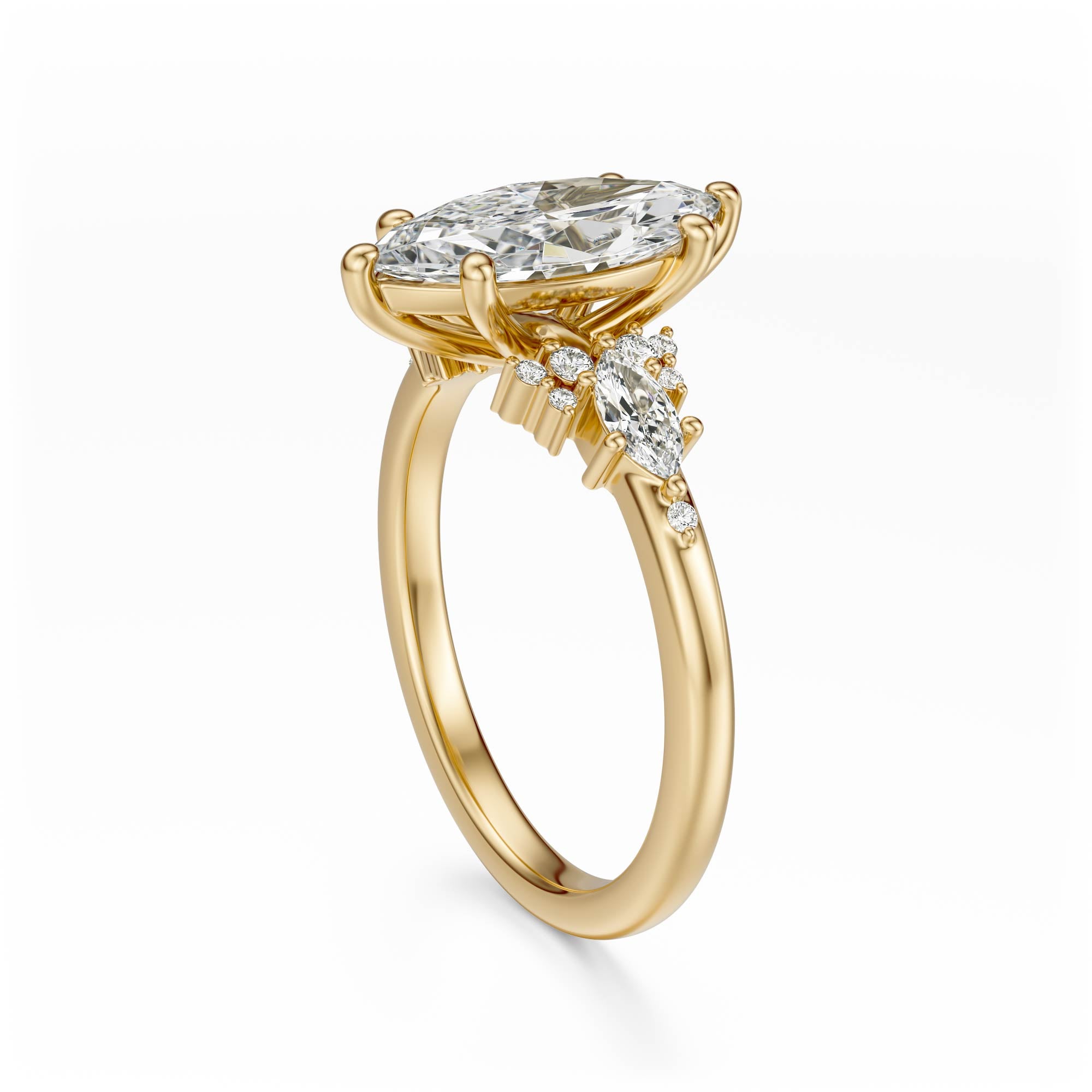 The Ascendant Ring | Marquise - Lavender Creek Gems 