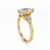 The Ascendant Ring | Pear - Lavender Creek Gems 