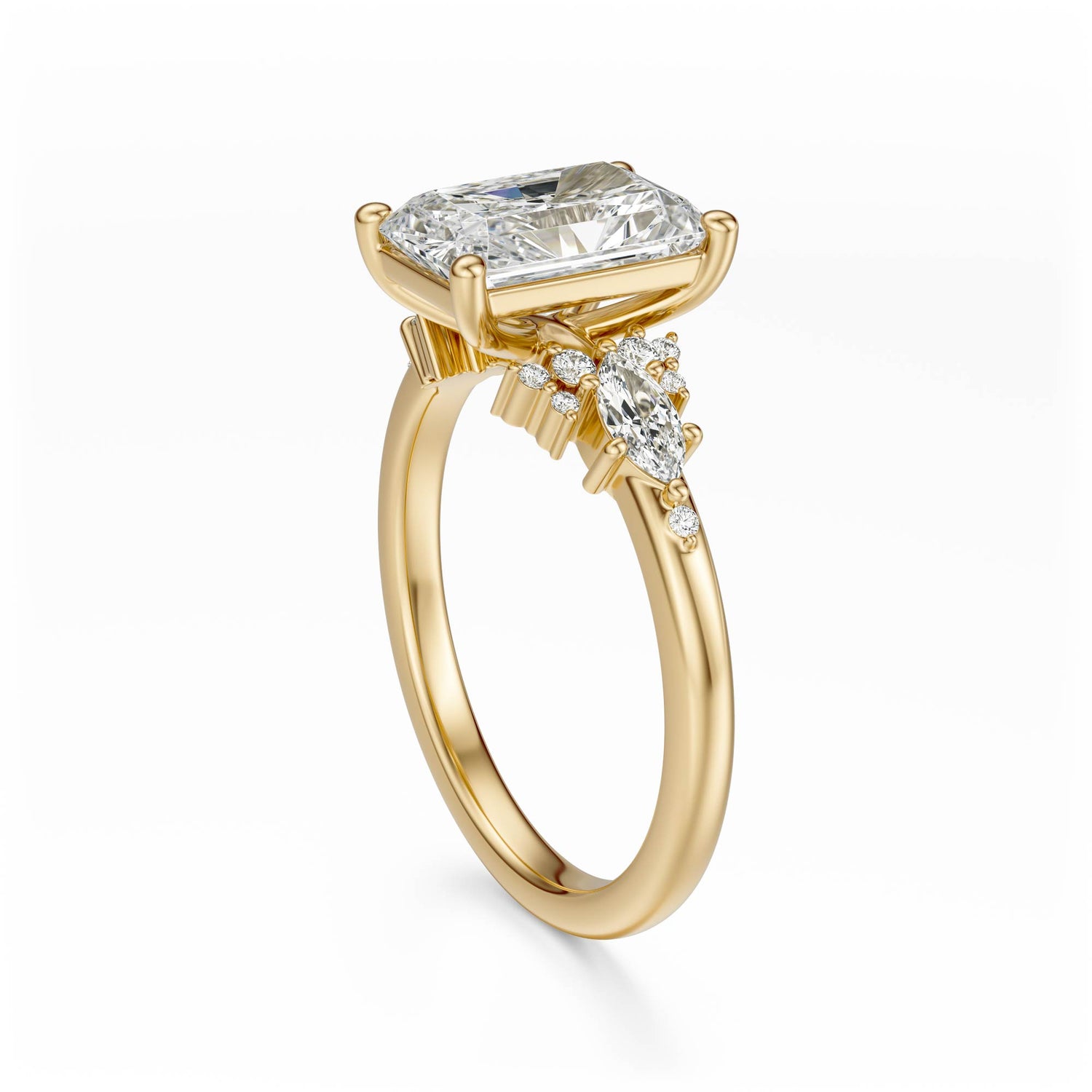 The Ascendant Ring | Radiant - Lavender Creek Gems 