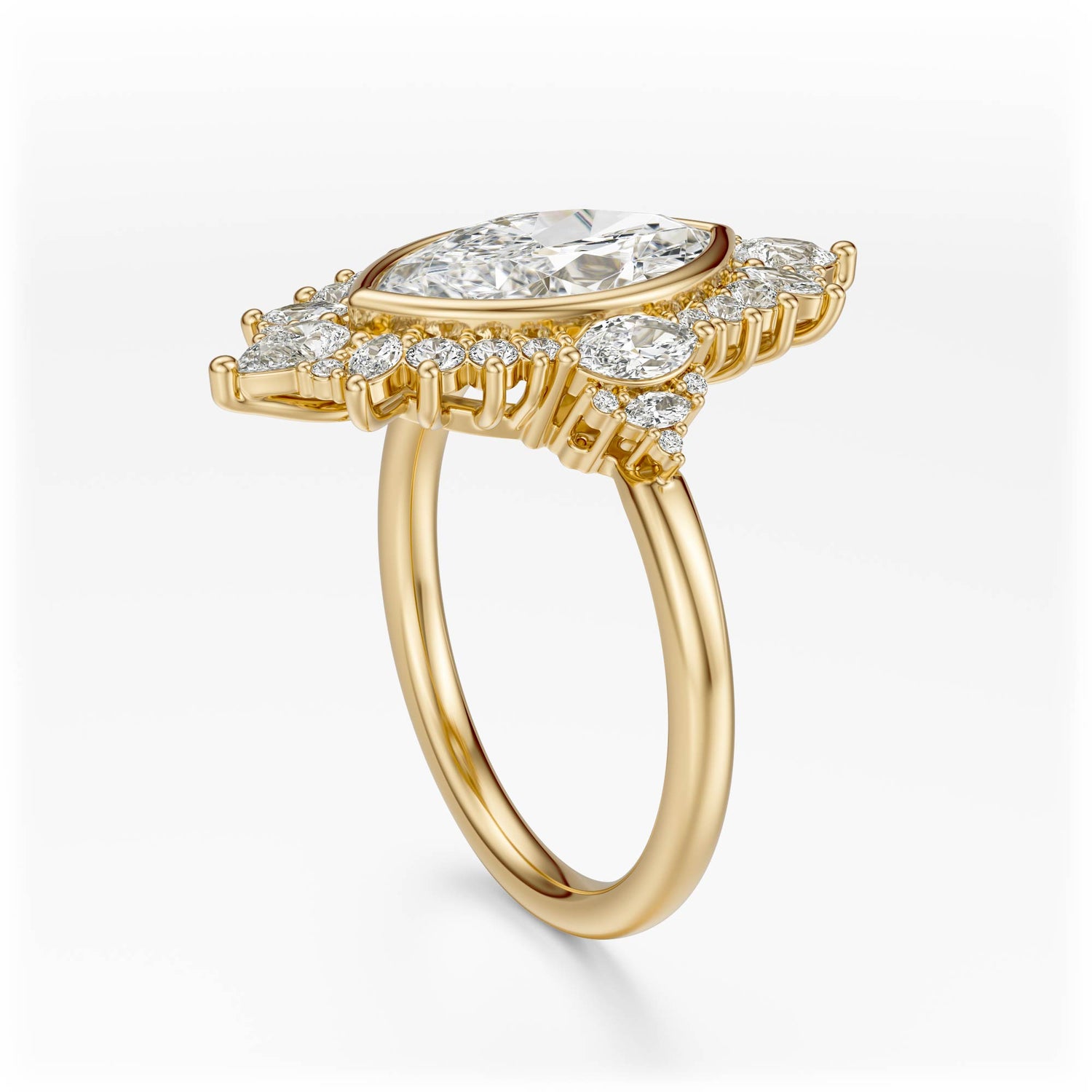 The Ethereal Ring | Marquise | Setting Only