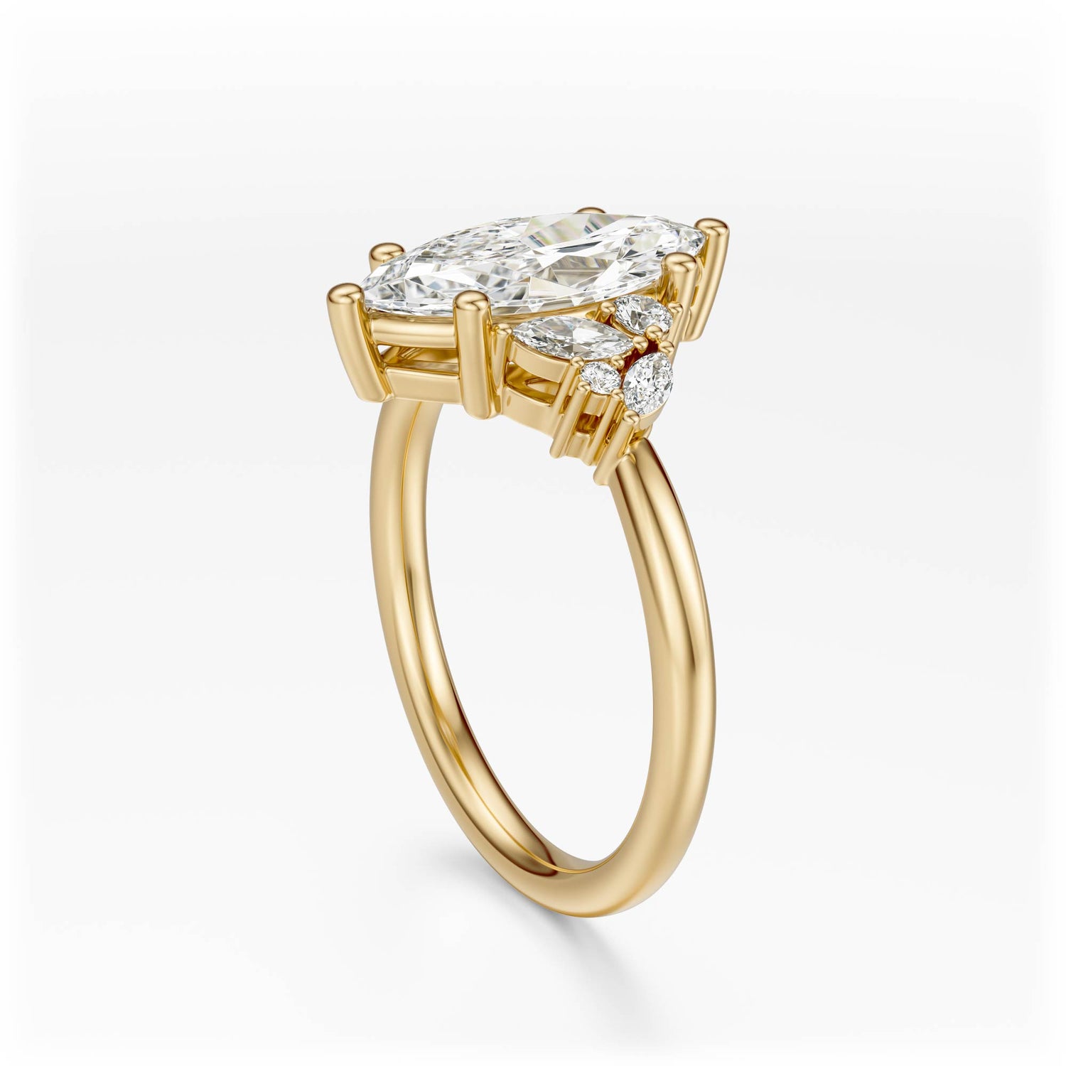 The Laurel Ring | Marquise