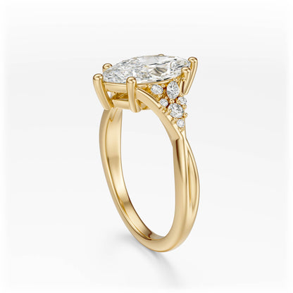 The Lyria Ring | Marquise | Setting Only