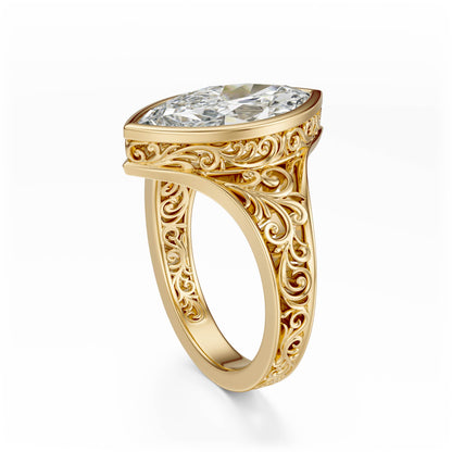 The Endearment Ring | Marquise - Lavender Creek Gems 