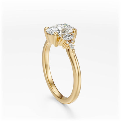 The Low Maeve Ring | Oval | Setting Only