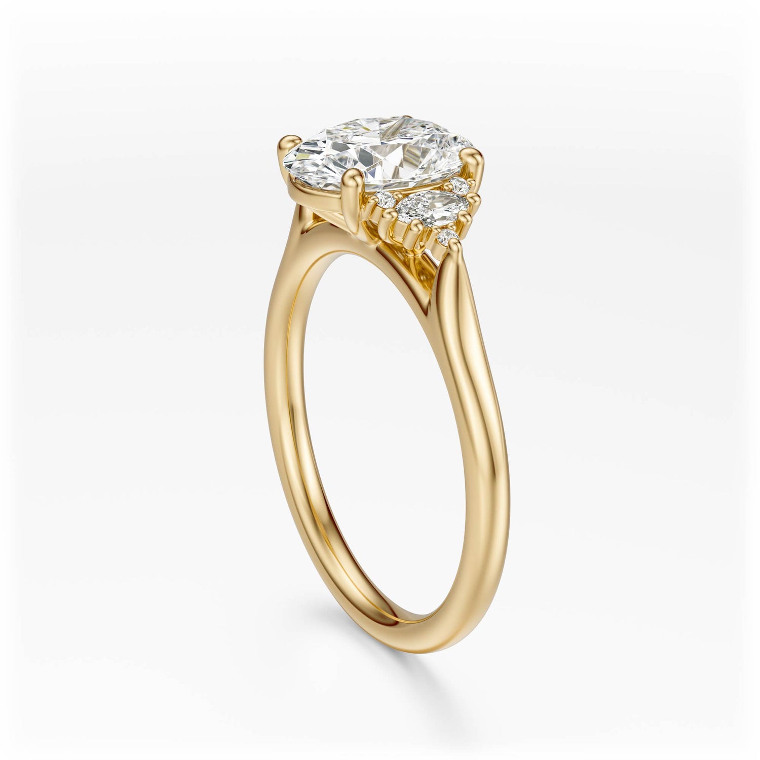 The Maren Ring | Oval | Setting Only