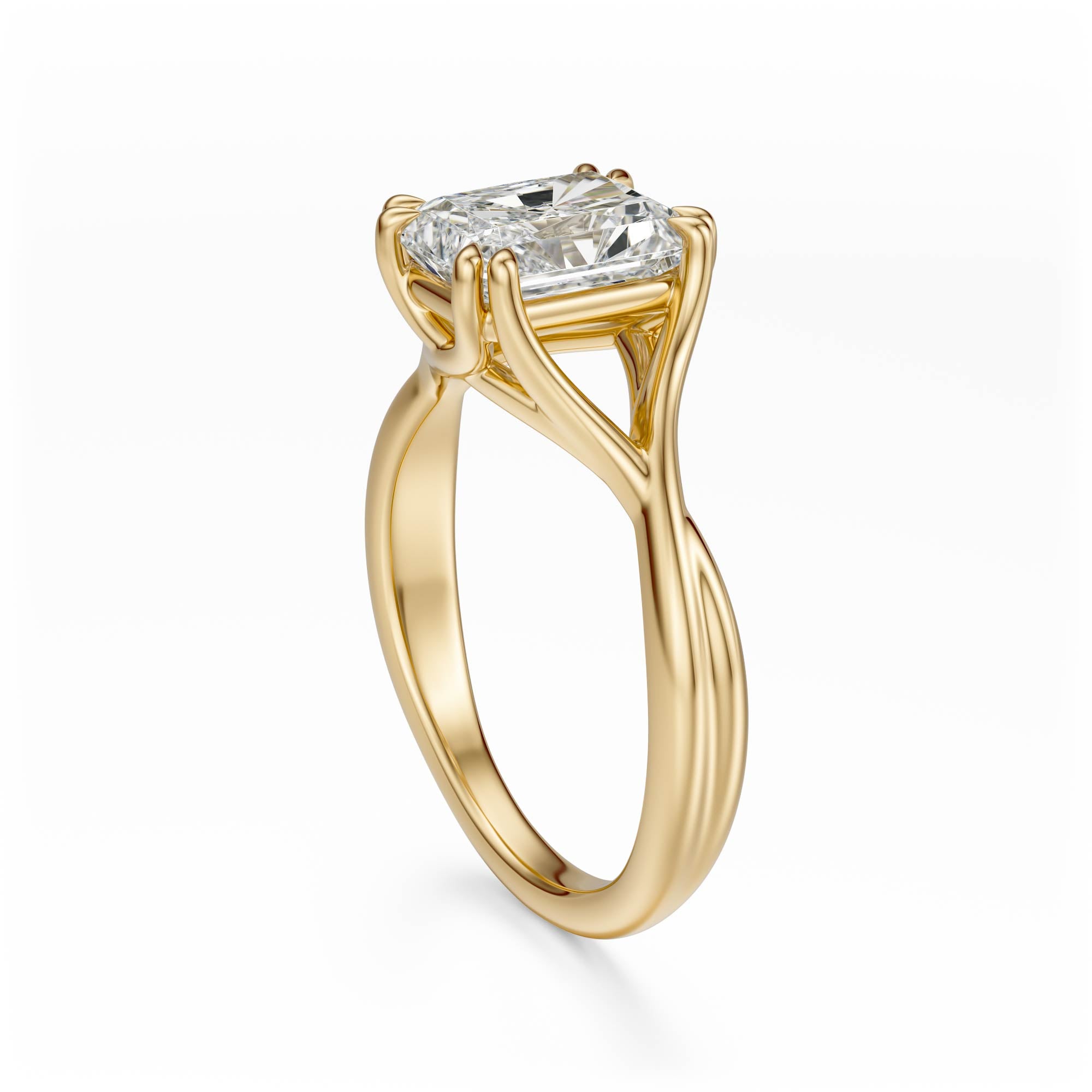 The Entwine Ring | Radiant - Lavender Creek Gems 