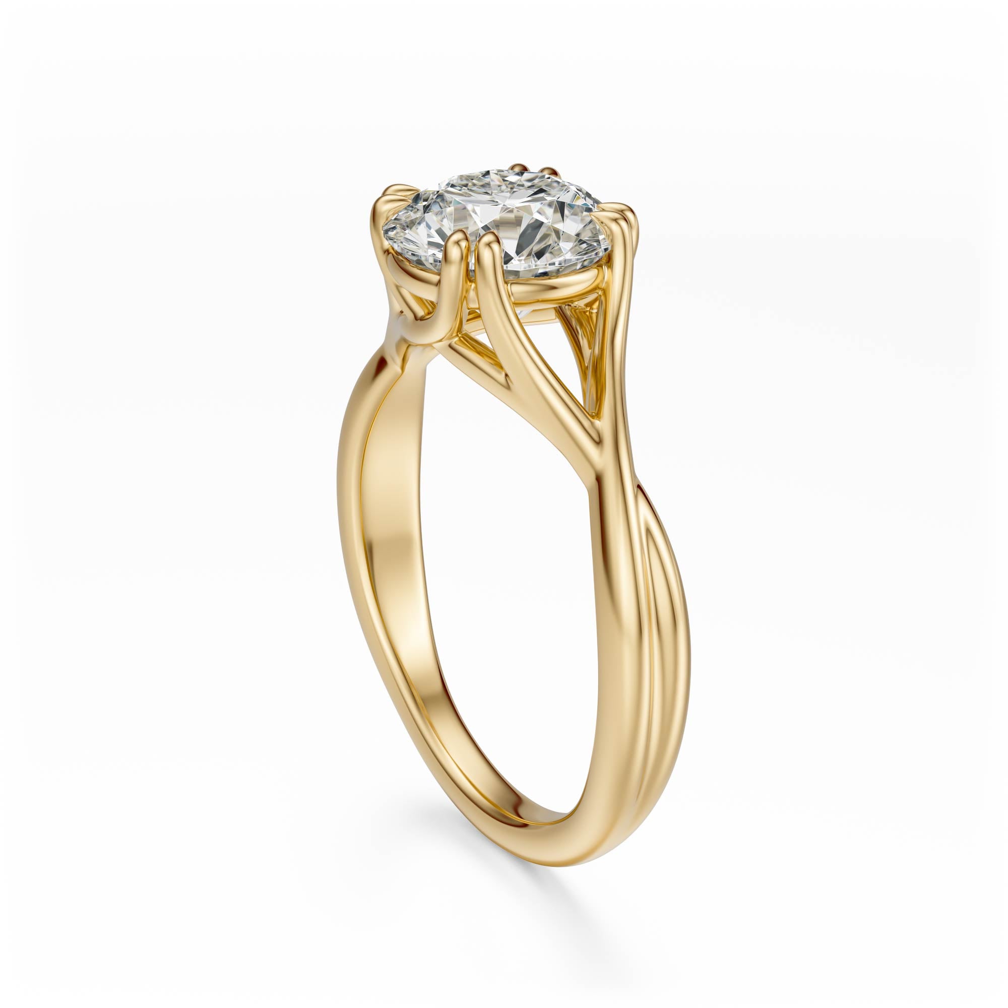 The Entwine Ring | Round - Lavender Creek Gems 