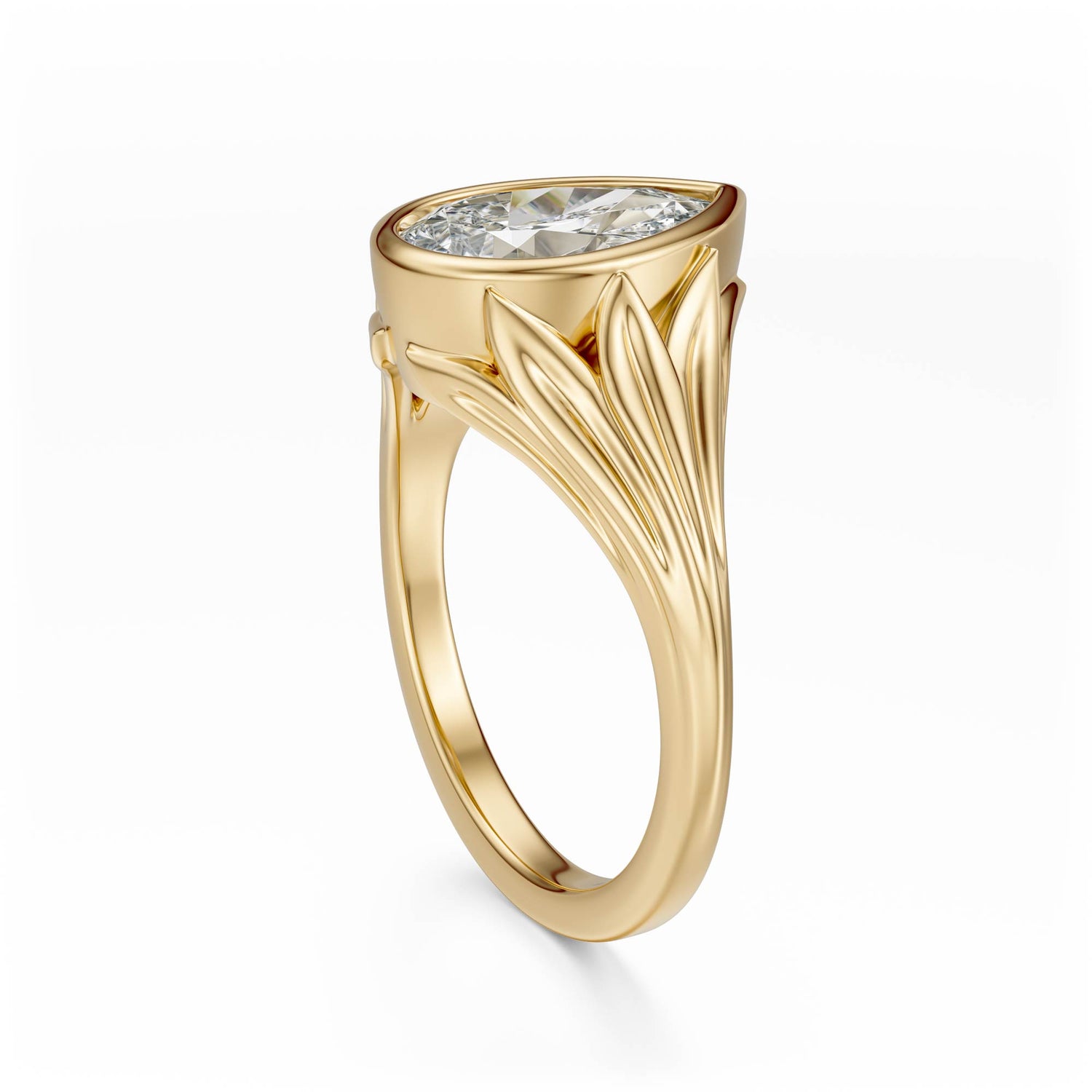 The Nightbloom Ring | Pear - Lavender Creek Gems 