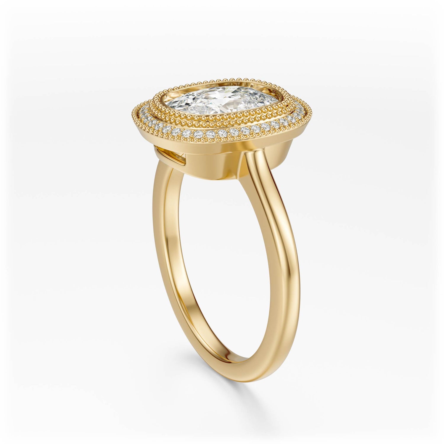 The Satine Ring | Elongated Cushion