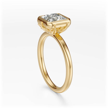 The Bezel Secret Garden Ring | Princess | Setting Only