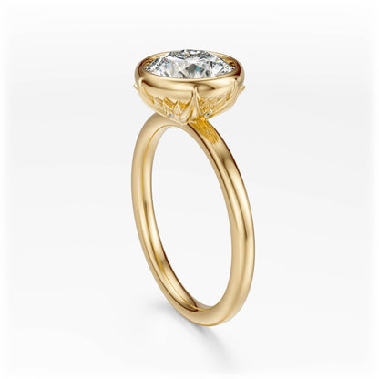 The Bezel Secret Garden Ring | Round | Setting Only