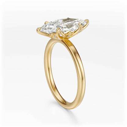 The Secret Garden Ring | Marquise | Setting Only