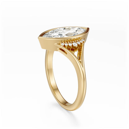The Bezel Serendipity Ring | Marquise