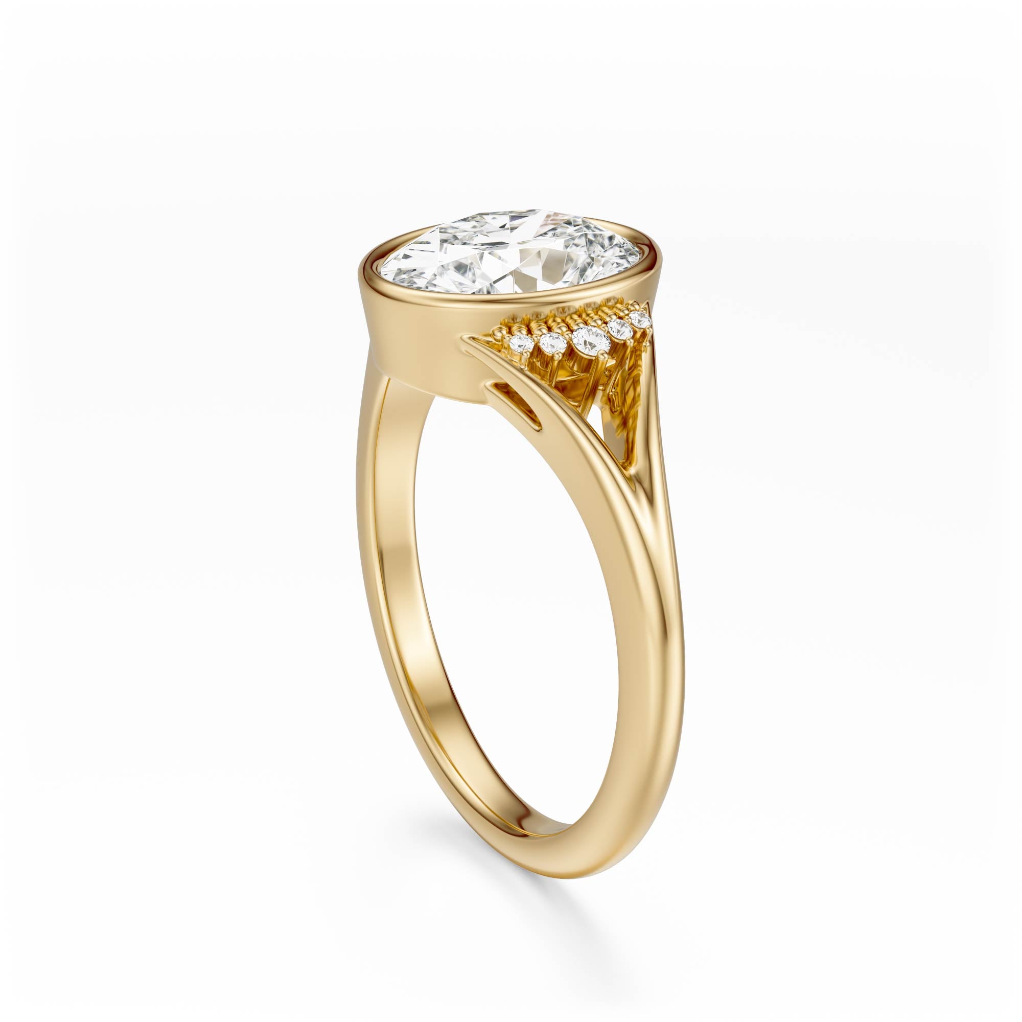 The Bezel Serendipity Ring | Oval | Setting Only