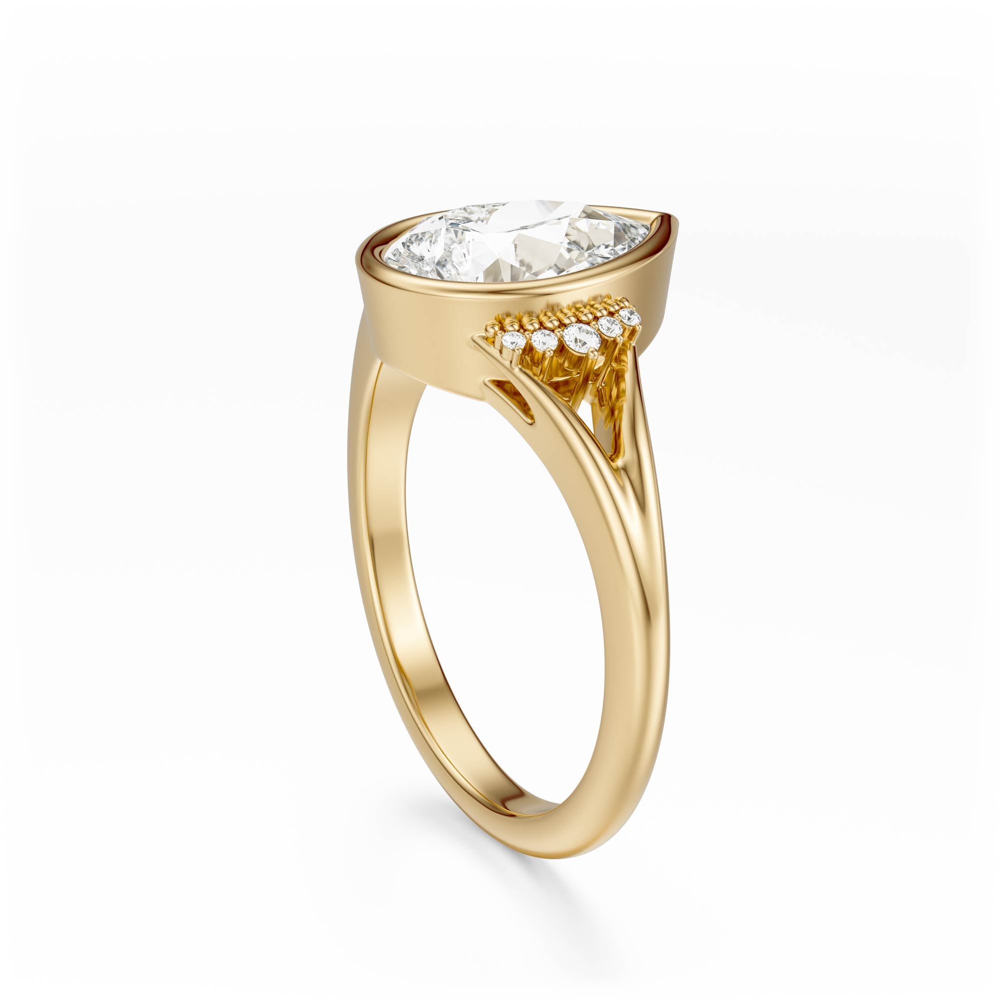The Bezel Serendipity Ring | Pear
