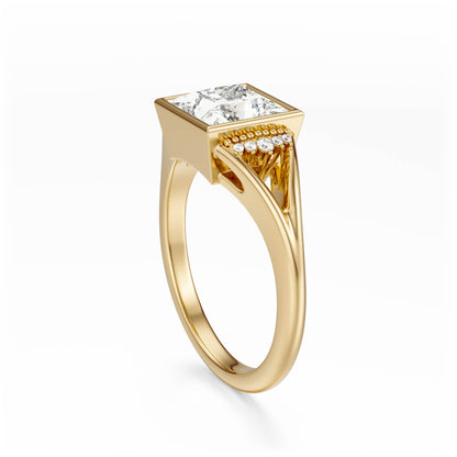 The Bezel Serendipity Ring | Princess