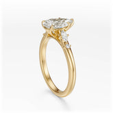 The Skye Ring | Pear | Setting Only - Lavender Creek Gems 