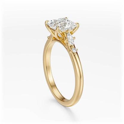 The Skye Ring | Princess | Setting Only - Lavender Creek Gems 