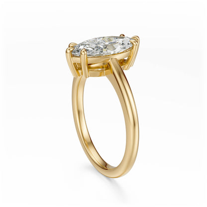 The Thalassa Ring | Marquise | Setting Only - Lavender Creek Gems 