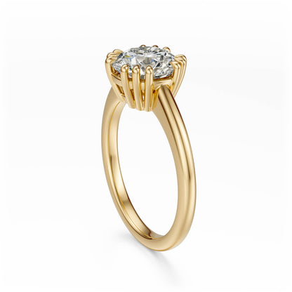 The Thalassa Ring | Round | Setting Only - Lavender Creek Gems 