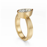 The Veil Ring | Pear - Lavender Creek Gems 