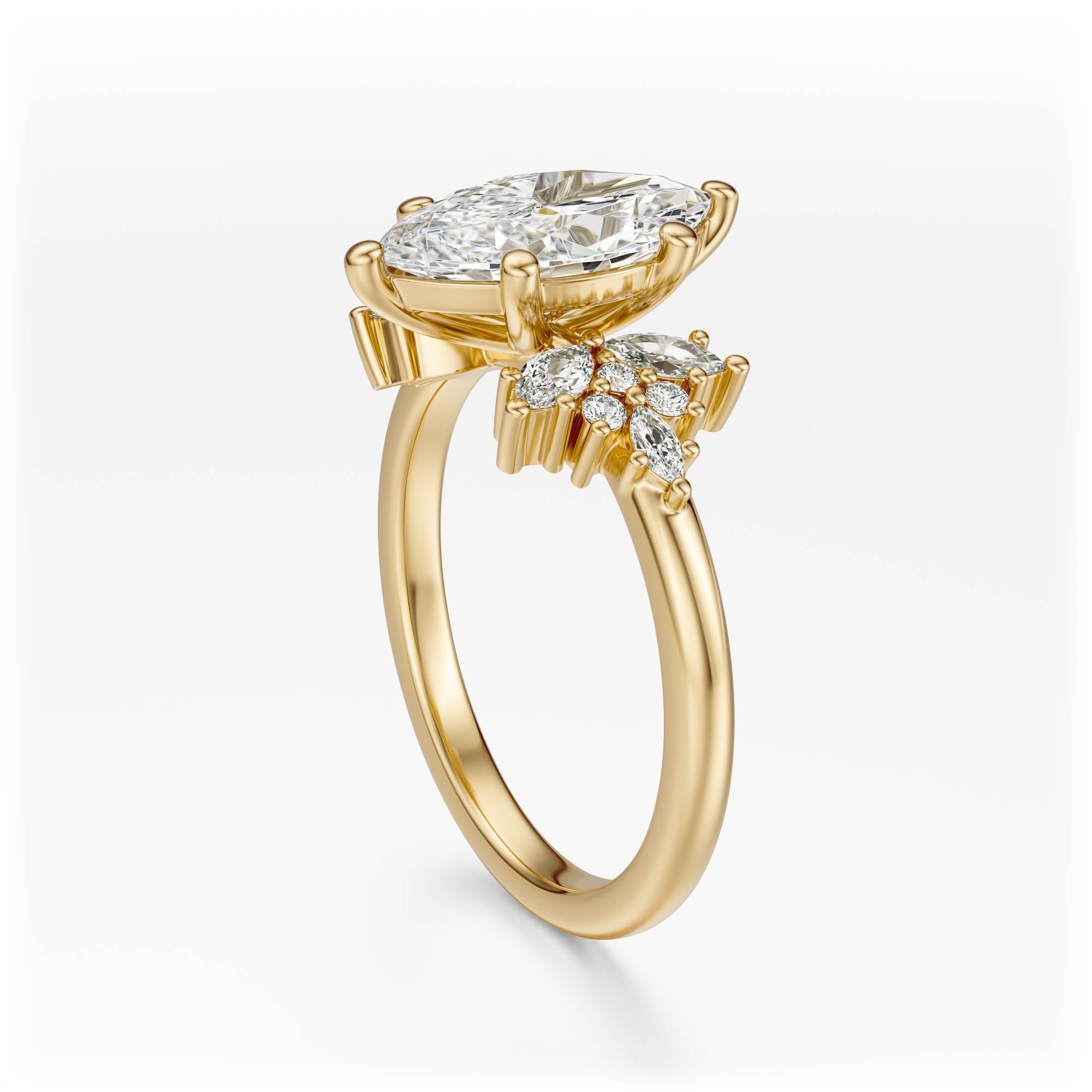 The Veraine Ring | Marquise | Setting Only