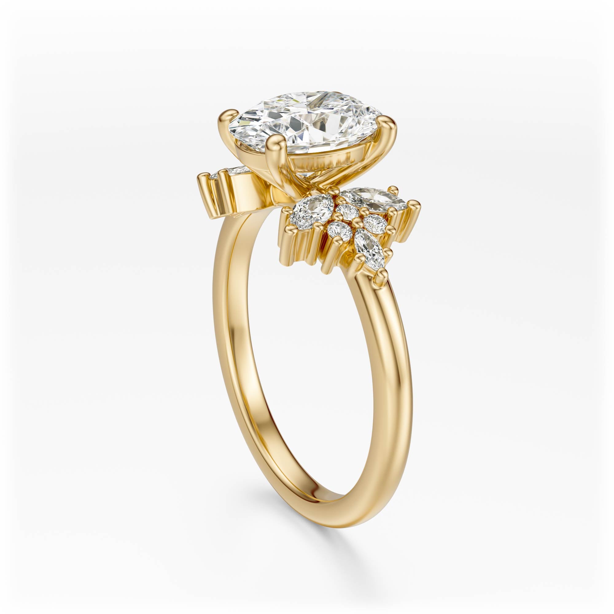 The Veraine Ring | Oval | Setting Only