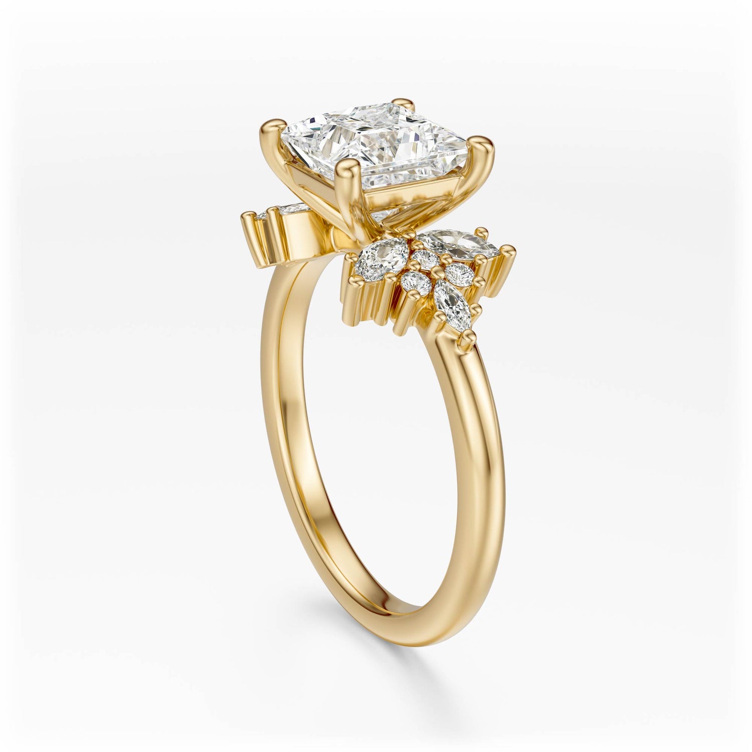 The Veraine Ring | Princess | Setting Only